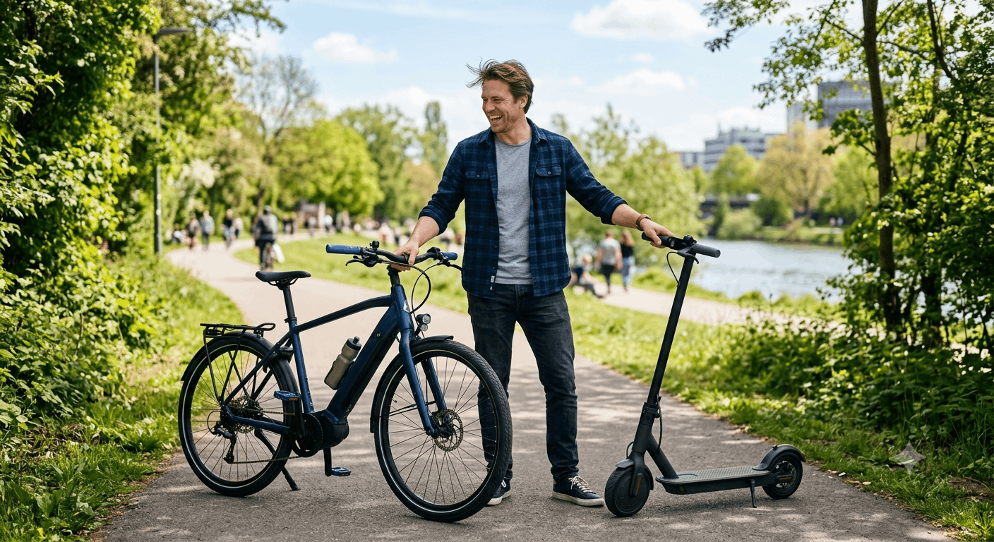 Was ist besser E-Bike oder E-Scooter 2026
